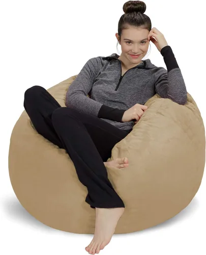 Vista 47 de [Usado] Sofa Sack Funda para Silla Puff Solo la Funda, para Adultos y Niños, Sin Relleno, Cómoda y Esponjosa, Funda de Repuesto para Silla Puff