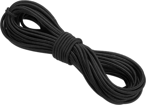 Vista 125 de PATIKIL Cuerda elástica elástica de 109 yardas (328.1 ft), cuerda elástica pesada de 0.059 in, albaricoque para manualidades, correas de gancho