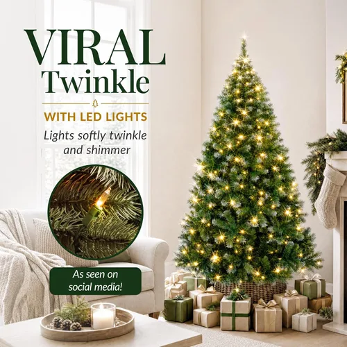 Vista 31 de Best Choice Products Árbol de Navidad azul bebé preiluminado de 6 pies, decoración navideña artificial completa con 947 puntas de rama, 250 luces