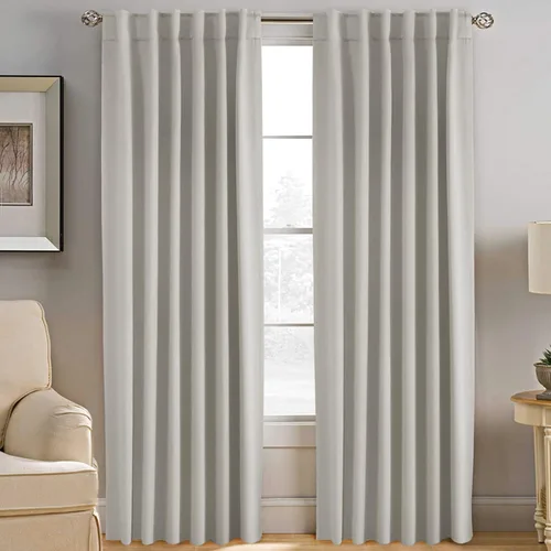 Vista 17 de H.VERSAILTEX Cortinas Opacas con Aislamiento Térmico, Paneles de Tratamiento de Ventanas que Oscurecen la Habitación, Cortinas Opacas para Sala
