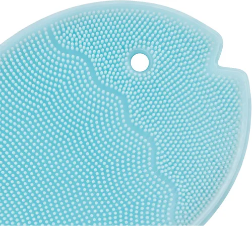 Vista 4 de Innobaby Bathin Smart - Cepillo de silicona para bebé, esencial para piel seca y eczema, exfoliante suave con mango de succión, silicona de secado