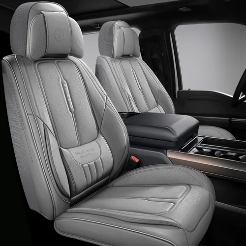 Vista 8 de NS YOLO Fundas de Asiento de Cuero de Cobertura Completa para Coches, SUV y Camiones, Protector de Asiento de Coche, Fundas de Asiento de Automóvil