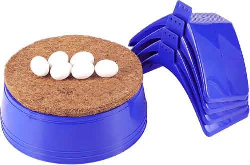 Vista 5 de Juego de suministros para palomas, 3 piezas, nido de cría de pájaros, huevos