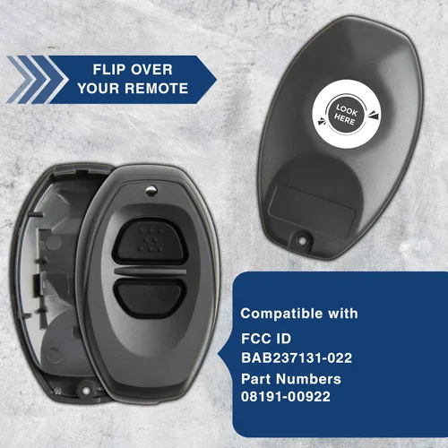 Vista 5 de KeylessOption llavero remoto, sólo el llavero; protector de botones para entrada remota sin llave