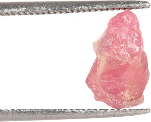 Vista 2 de GEMHUB Turmalina brasileña Cristales curativos ásperos crudos 1,95 Ct. piedra preciosa suelta, turmalina rosa para decoración del hogar.., Gema
