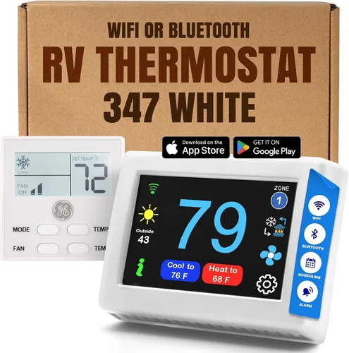 Vista 20 de MICRO-AIR EasyTouch - Termostato digital de repuesto para autocaravana, programable y confiable, habilitado para WiFi y Bluetooth, termostato