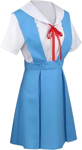Vista 2 de Ayanami Rei - Vestido de cosplay para disfraz de Ayanami