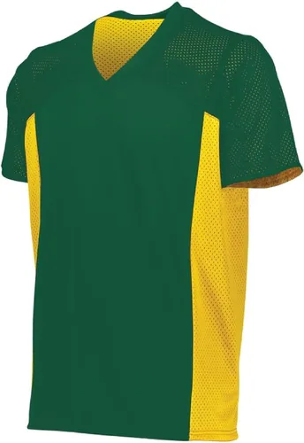 Vista 13 de Augusta Sportswear Boys' Augusta Sportswear Youth Reversible Flag Football Jersey Negro/Oro