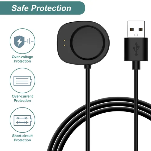Vista 5 de para Amazfit T-REX 3 Charger, cable de carga de repuesto para Amazfit T-Rex 3/T-Rex3 Pro/Balance/Balance 2/Helio Smartwatch
