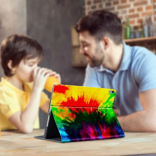 Vista 7 de Funda para iPad Mini 6 de 8.3 pulgadas, versión 2021 para iPad Mini 6ª generación, ligera, protectora de piel sintética, cubierta inteligente
