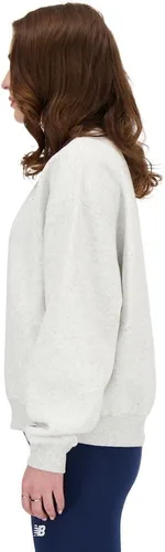 Vista 2 de New Balance Sudadera Sport Essentials de forro polar con cuello redondo para mujer