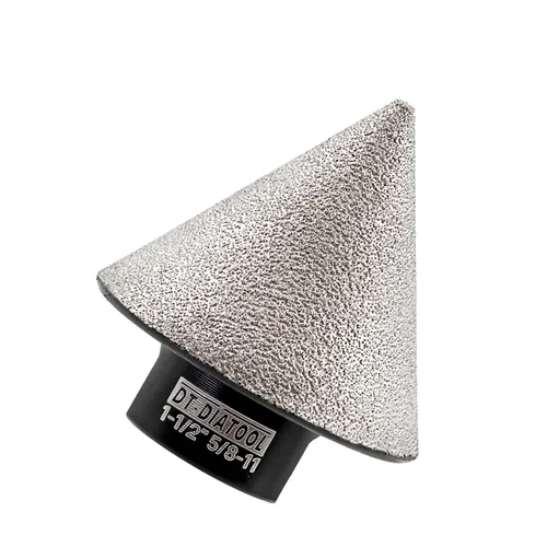 Vista 8 de DT-DIATOOL Brocas biseladas de diamante - Broca de corona de diamante de 4/5 pulgadas x 5/8"-11 rosca para agrandar, recortar, dar forma a agujeros