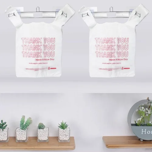 Vista 6 de YeeBeny Estante para bolsas de camisetas - Soporte para bolsas de plástico colgante