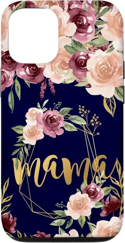 Vista 28 de Mama Floral New Mom Flower Print Pregnant Woman Watercolor Case for iPhone 17