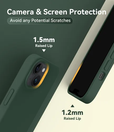 Vista 7 de AOTESIER Funda magnética para iPhone 13 Mini, compatible con MagSafe, protección militar a prueba de golpes, funda de silicona con forro