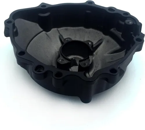 Vista 4 de Cubierta del estator del motor estilo SMT-OEM compatible con Cbr600Rr 2003-2006 03-06 Negro Izquierdo [B00RW3NAPK]