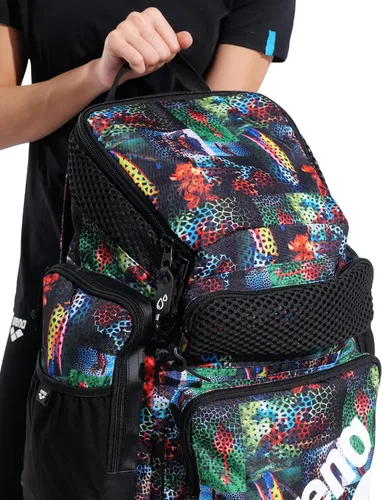 Vista 6 de ARENA One Go - Mochila de natación para atletas de gran tamaño, 45 litros Animalier