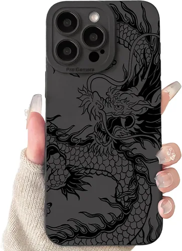 Vista 8 de Lovmooful Funda para iPhone 13 Pro Max, diseño negro, mariposas grandes Big Butterfly