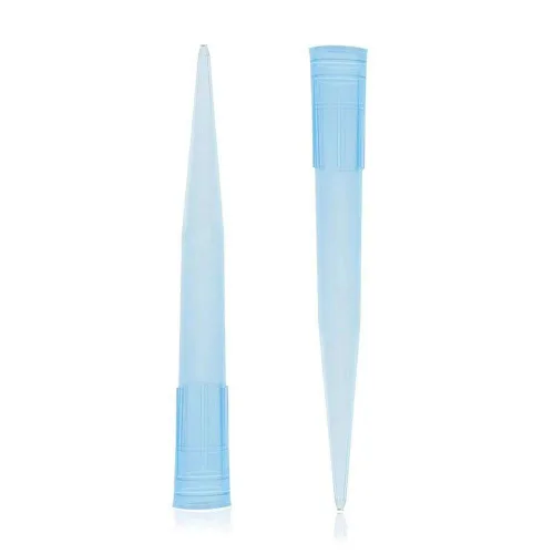 Vista 6 de Puntas de pipeta de 10 ul – Puntas universales de pipeta – en rack, sin ARNasa/DNasa y seguras para pirógenos, transparentes, 96 puntas/paquete