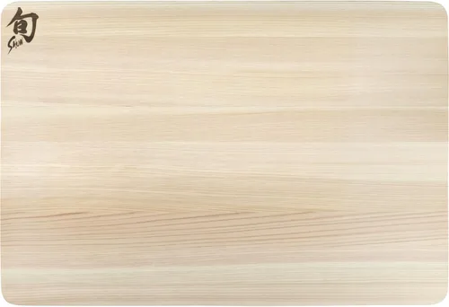 Vista 9 de Shun Cutlery - Tabla de cortar pequeña Hinoki, 10.75" x 8.25" pequeña tabla de cortar japonesa de madera para cocina, madera medianamente suave que