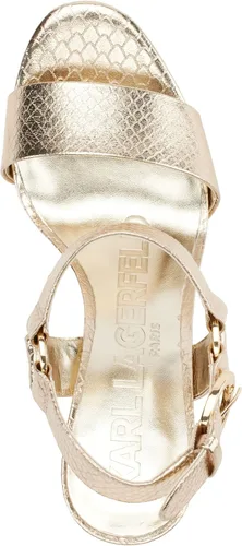 Vista 4 de Karl Lagerfeld Paris Cieone Sandalias con tacón para mujer, elegantes