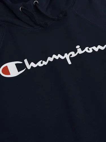Vista 3 de Champion Powerblend - Sudadera con capucha de forro polar para mujer logotipo de Script