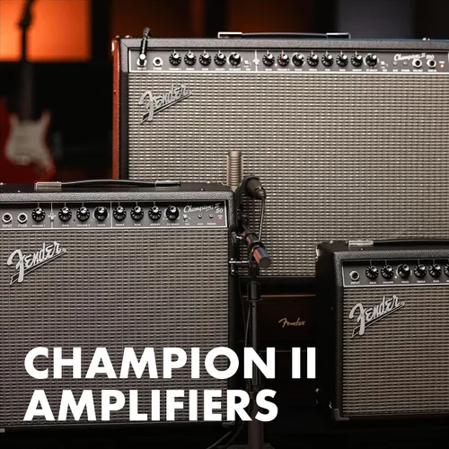 Vista 7 de Fender Champion II - Amplificador combinado de guitarra eléctrica de 25 W Negro