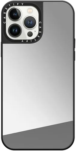 Vista 48 de CASETiFY Funda de espejo para iPhone Air [Reflejante/Compatible con Magsafe / Protección contra caídas de 4.9 pies de grado militar 1X] - Negro