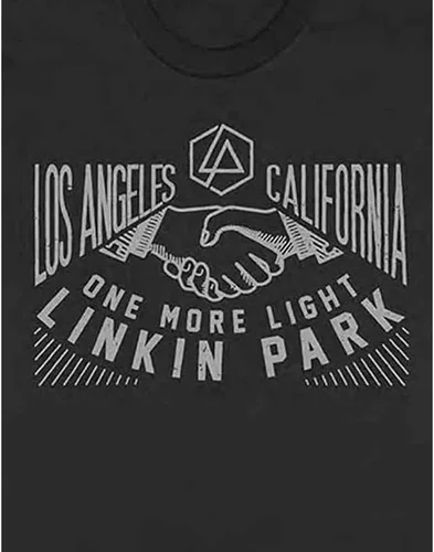 Vista 3 de Linkin Park Camiseta de ajuste ajustado Light in Your Hands para hombre, color negro