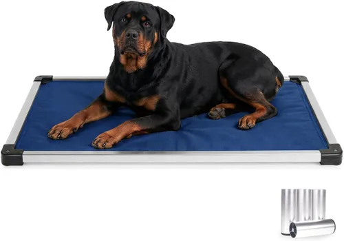 Vista 22 de K9 Ballistics - Cama para jaula de perro, a prueba de mordiscos, acolchada y blindada, prácticamente indestructible, patas incluidas