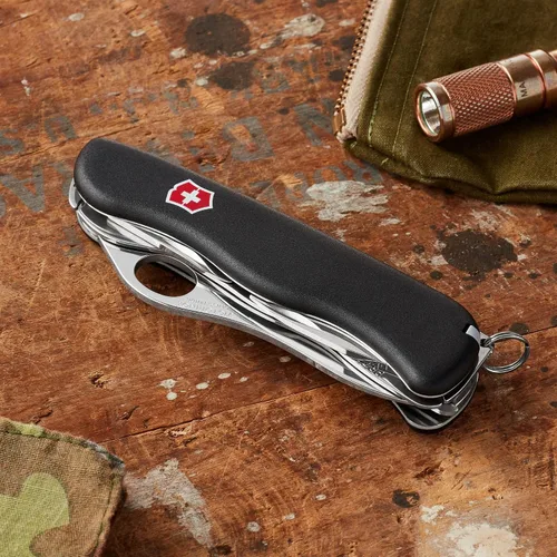 Vista 4 de Victorinox Swiss Army - Cuchillo de bolsillo multiherramienta para trekker