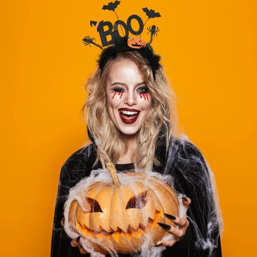 Vista 4 de JoviaFesta Halloween Headband BOO Ghost&Pumpkin Halloween Costume Party Accessories