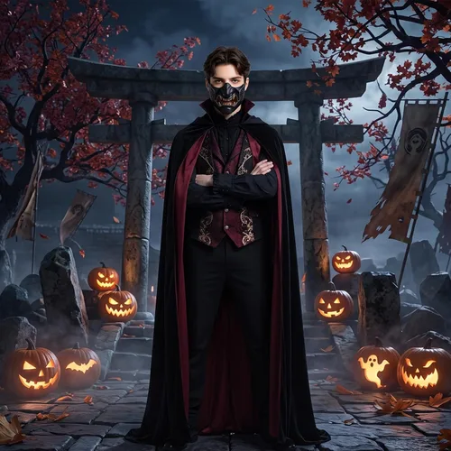 Vista 3 de OhMill Samurai Oni - Máscaras de media cara Airsoft Kabuki, máscaras de colmillos de demonio, máscaras para Halloween, juego de guerra de Cs