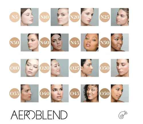 Vista 2 de Aeroblend Mini juegos de maquillaje con aerógrafo (Pro Foundation Mini 20)