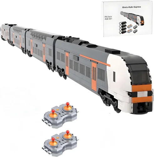 Vista 14 de Bloques de construcción de locomotora, 1/40 4014 Big Boy RC Train Juego de bloques de construcción, kit de locomotora de vapor a control remoto