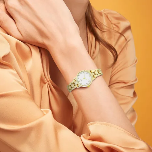 Vista 6 de IBSO Relojes de mujer Relojes de pulsera de cuarzo para mujer, reloj de pulsera impermeable Relogio Feminino 0015 oro