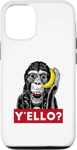 Vista 27 de Funda para iPhone 11 Pro Max Y'ello Monkey Calling Funny Supreme Print Case