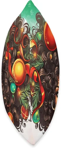 Vista 2 de Black women Christmas ornament melanin curly hair Melanin Christmas Queen Xmas Black Girl Magic Ornament - Almohada de 16 x 16 pulgadas, multicolor