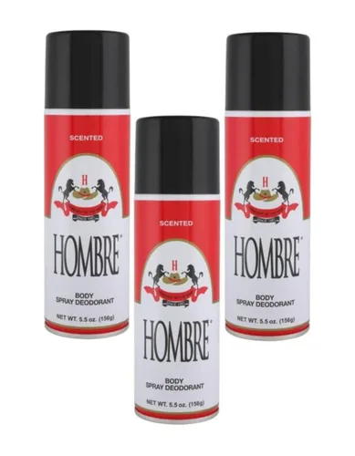 Vista 9 de Hombre Spray corporal desodorante rojo clásico para hombres 5.5oz-156g