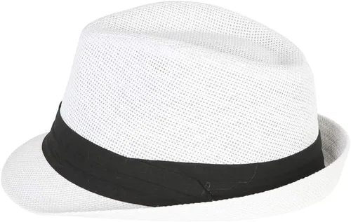 Vista 3 de Tweed clásico estilo cubano Fedora moda sombrero