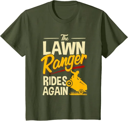 Vista 14 de The Lawn Ranger Rides Again - Camiseta de corte de césped Azul Marino