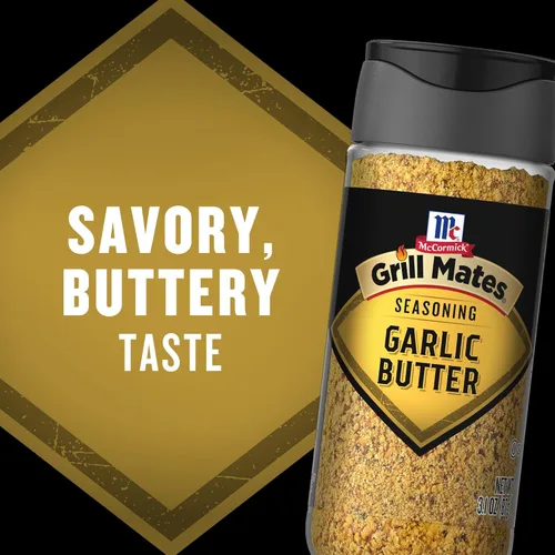 Vista 4 de McCormick Grill Mates Condimento de mantequilla de ajo, 3.1 oz