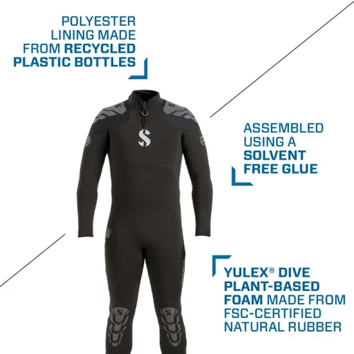 Vista 3 de SCUBAPRO Everflex Yulex - Vaporizador de buceo para hombre, 5/0.157 in