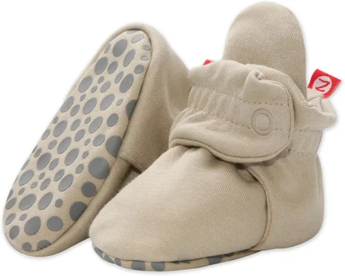 Vista 20 de Zutano - Botines de algodón orgánico para bebé, unisex, con suela antideslizante Brezo gris