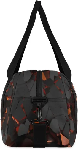 Vista 6 de Bolsa de lona ligera para niños, bolsa deportiva de gimnasio para niños y niñas, pequeña bolsa de viaje para baile, bolsa de mano para fiestas