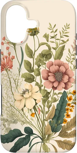 Vista 32 de Funda para iPhone 11 con diseño floral botánico vintage