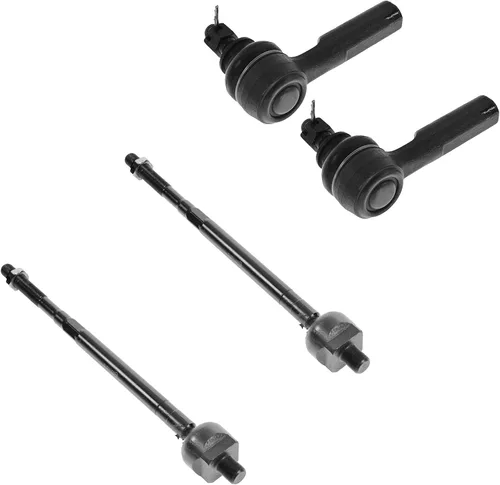 Vista 123 de TRQ Juego de varillas de acoplamiento delanteras interiores y exteriores, 4 piezas, compatible con Kia Soul 2014-2019 15-19 Soul EV