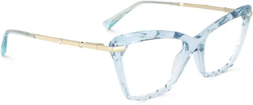 Vista 15 de Zeelool Gafas de bloqueo de luz azul ojo de gato de cristal para mujer Juliet VFP0270