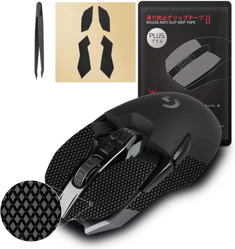 Vista 18 de HOTLINEGAMES Cinta de agarre antideslizante para mouse 2.0 Plus compatible con Logitech G Pro X2 Superstrike Lightspeed, G Pro X Superlight 2