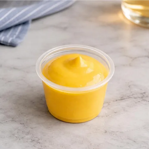 Vista 6 de Taza de plástico transparente para soufflé de 1 oz, tazas de porciones sin BPA con tapas, 100